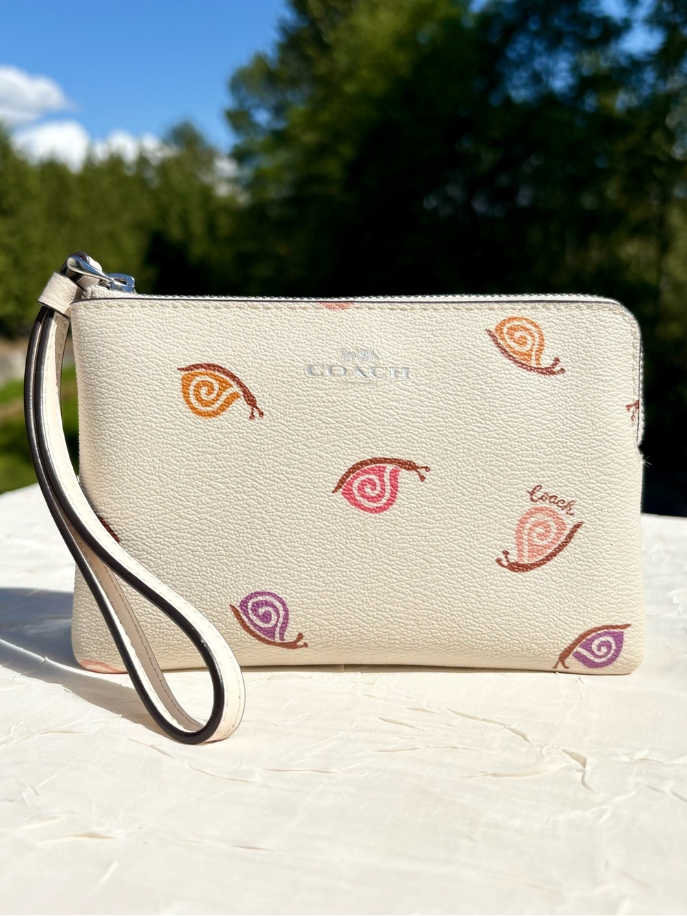 COACH City Tote With Snail Print With Matching Wallet CV269 - Picture 11 of 15